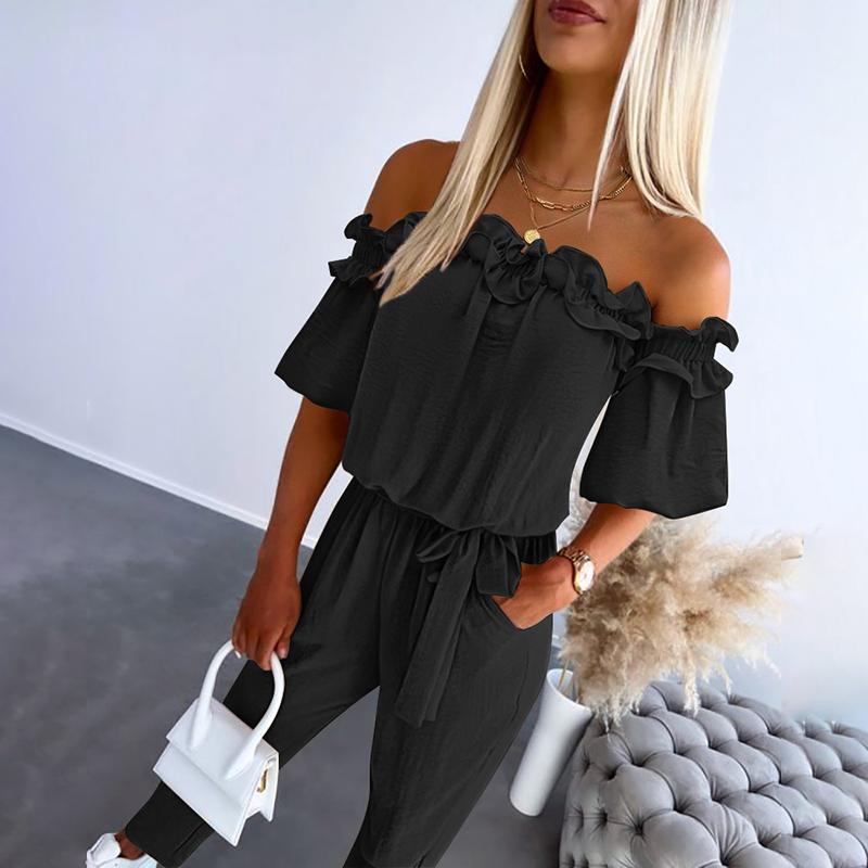 Nina | Off Shoulder Jumpsuit
