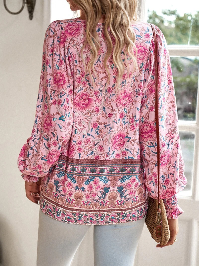 Elara | Floral Blouse
