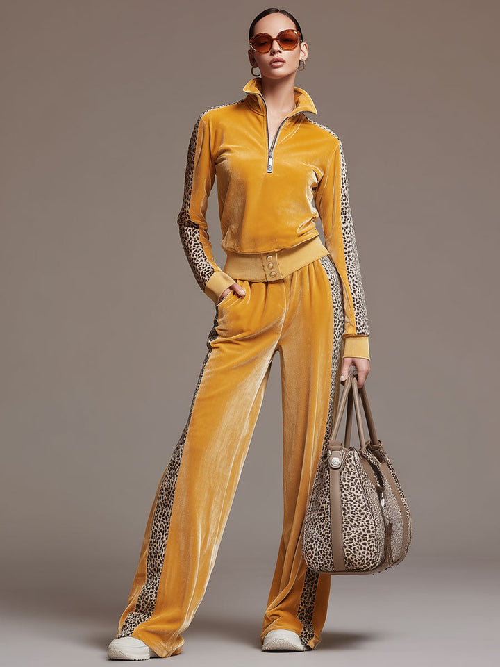 Sabrina | Luxe Leopard Lounge Set