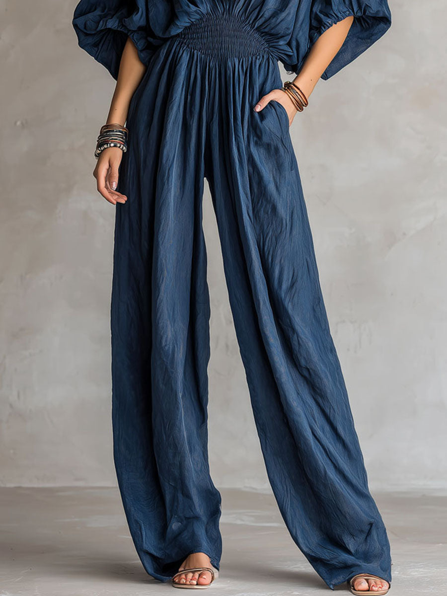 Sarina | Smocked Waist Jumpsuit