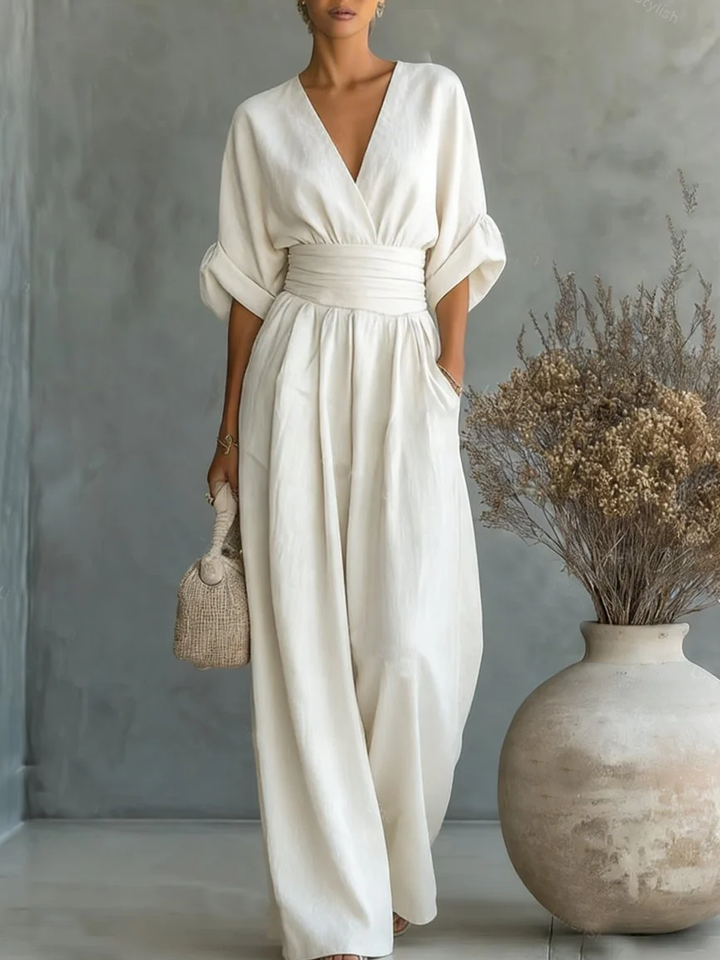 Clara | V-Neck Jumpsuit