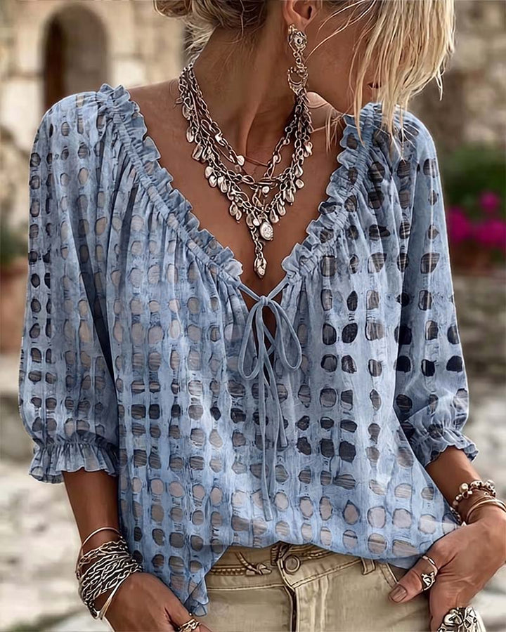 Cecilia | Polka Dot Blouse