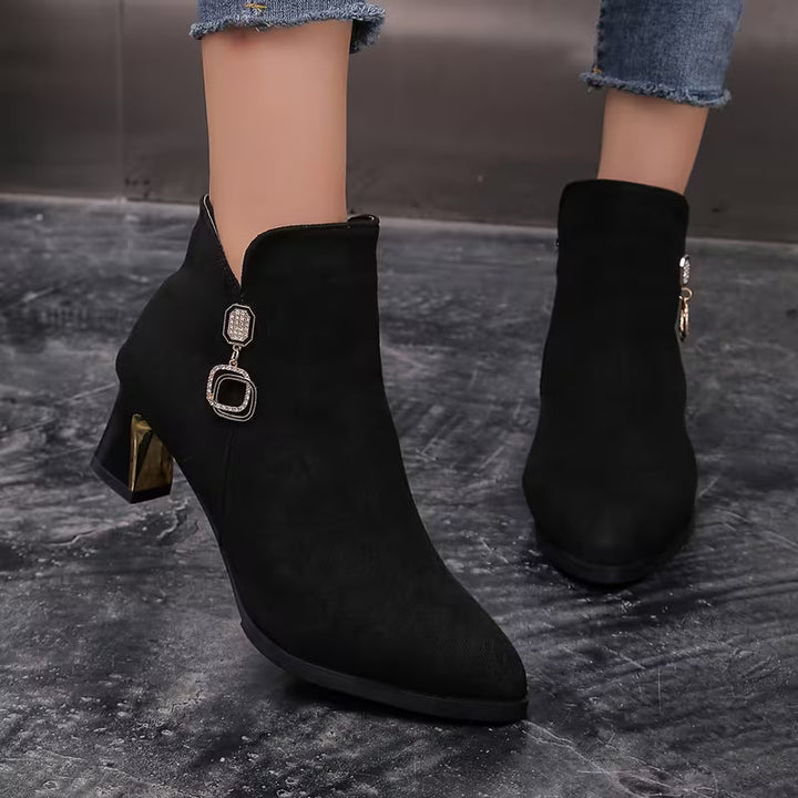 Elowen | Pointed Toe Ankle Boots