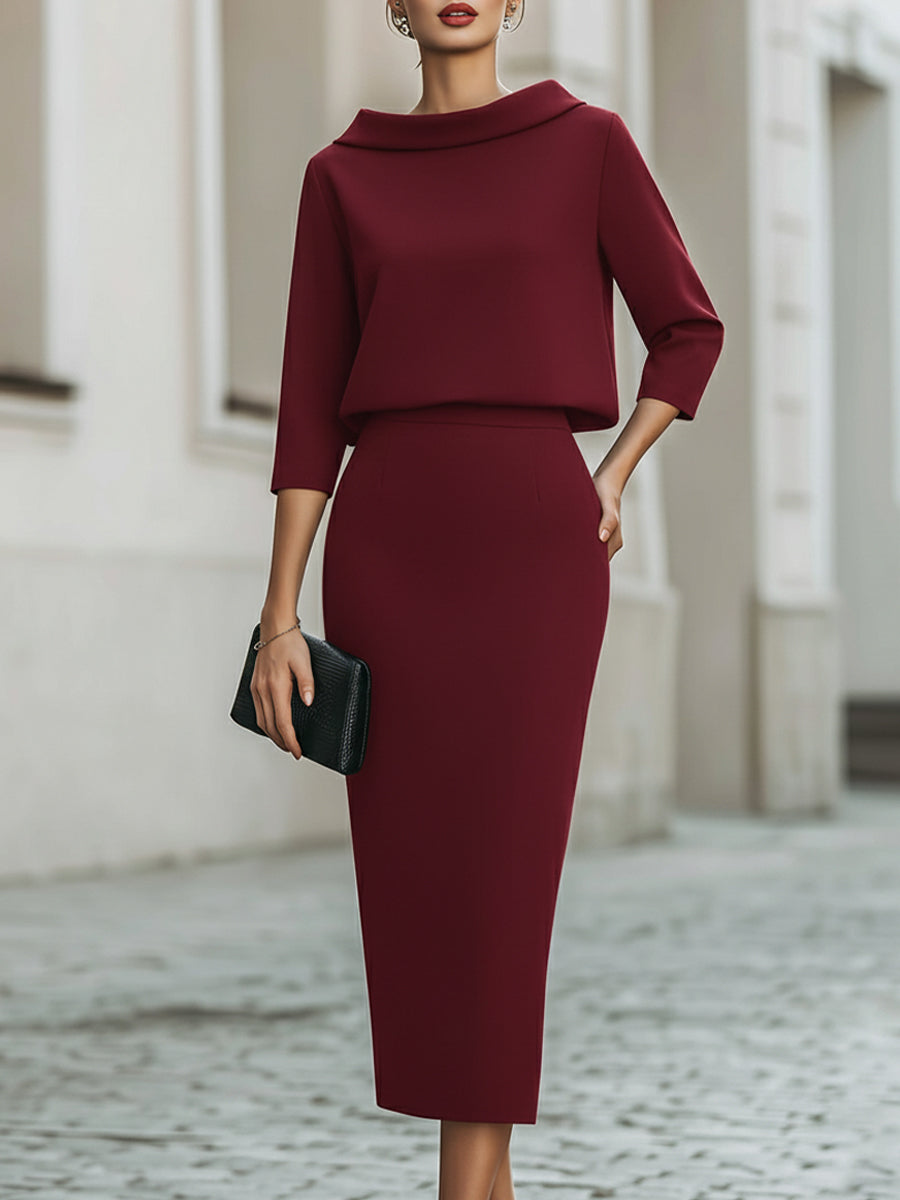 Elena | Midi Skirt Set
