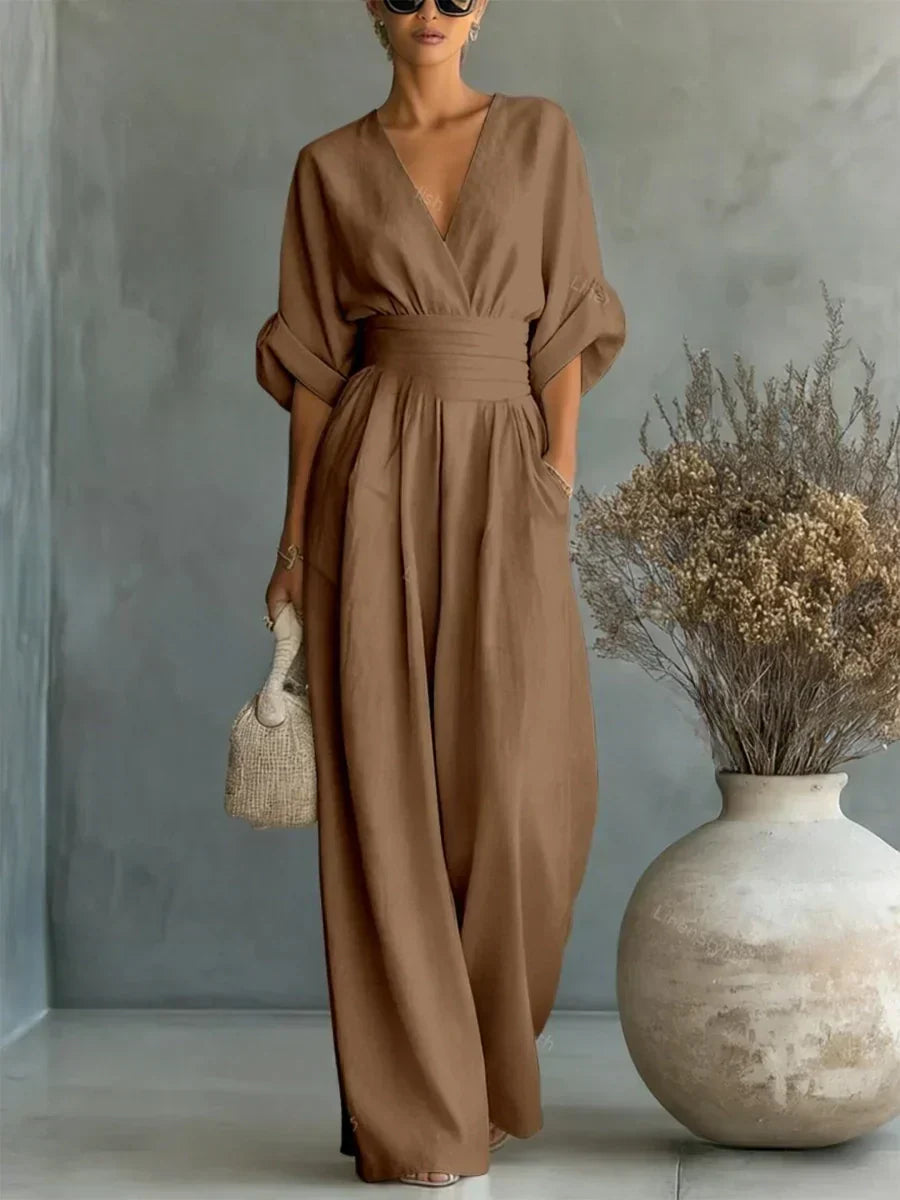 Clara | V-Neck Jumpsuit