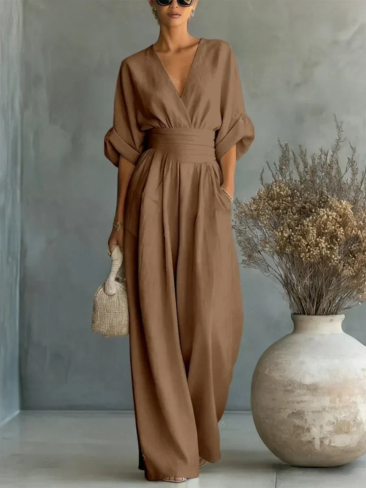 Clara | V-Neck Jumpsuit