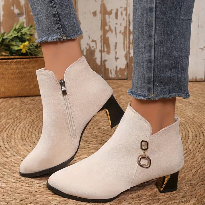 Elowen | Pointed Toe Ankle Boots