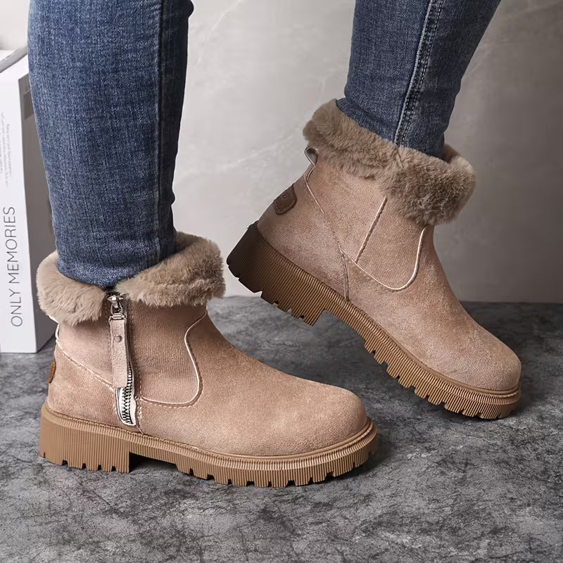 Elara | Cozy Plush Boots