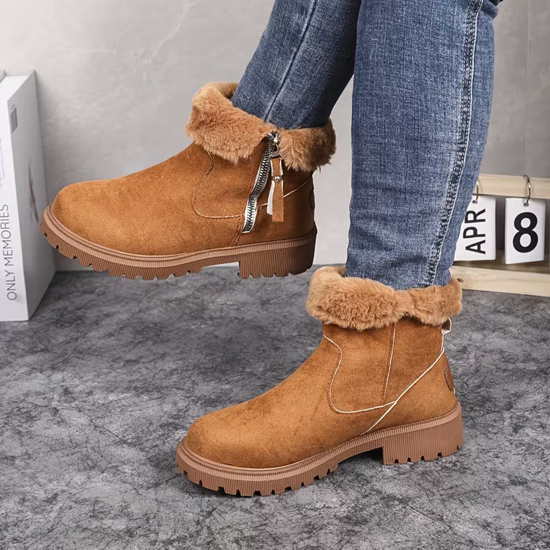 Elara | Cozy Plush Boots
