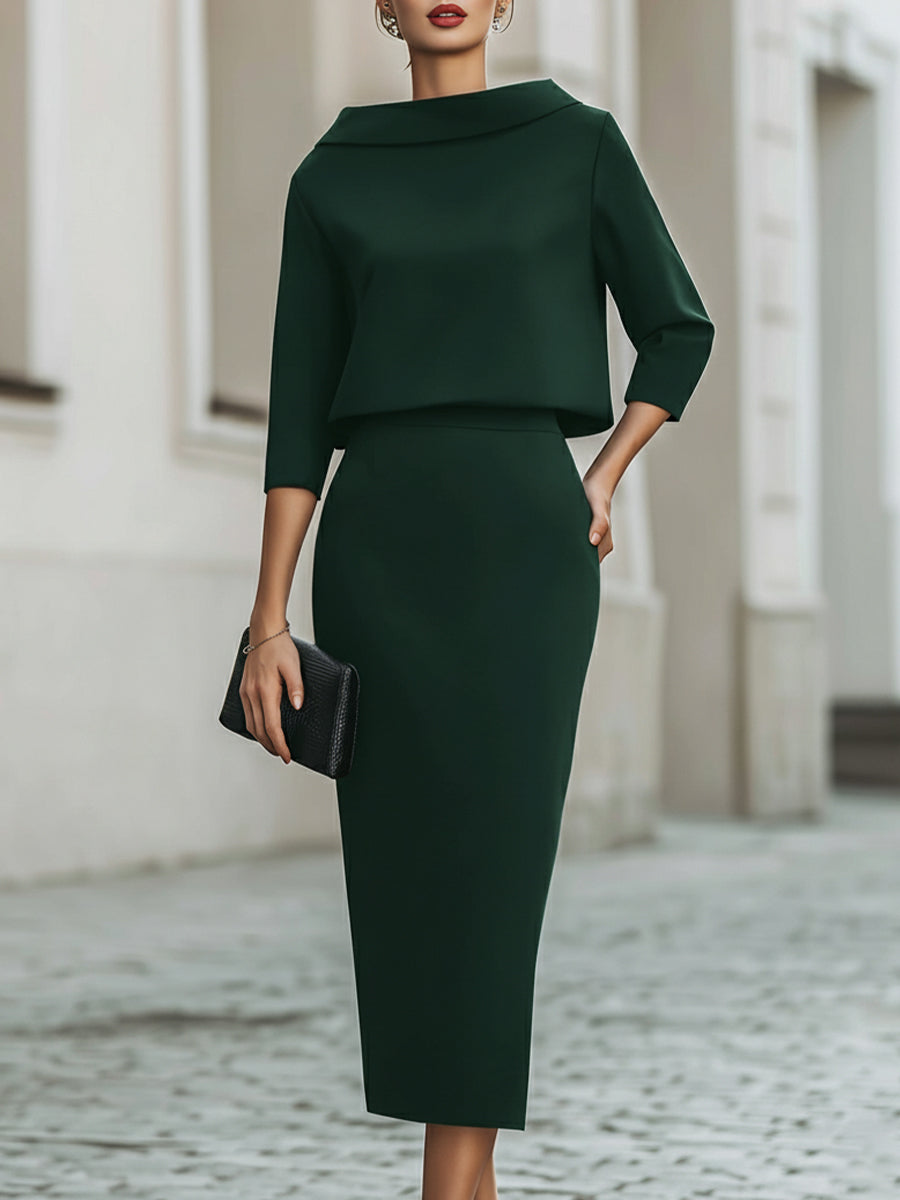 Elena | Midi Skirt Set