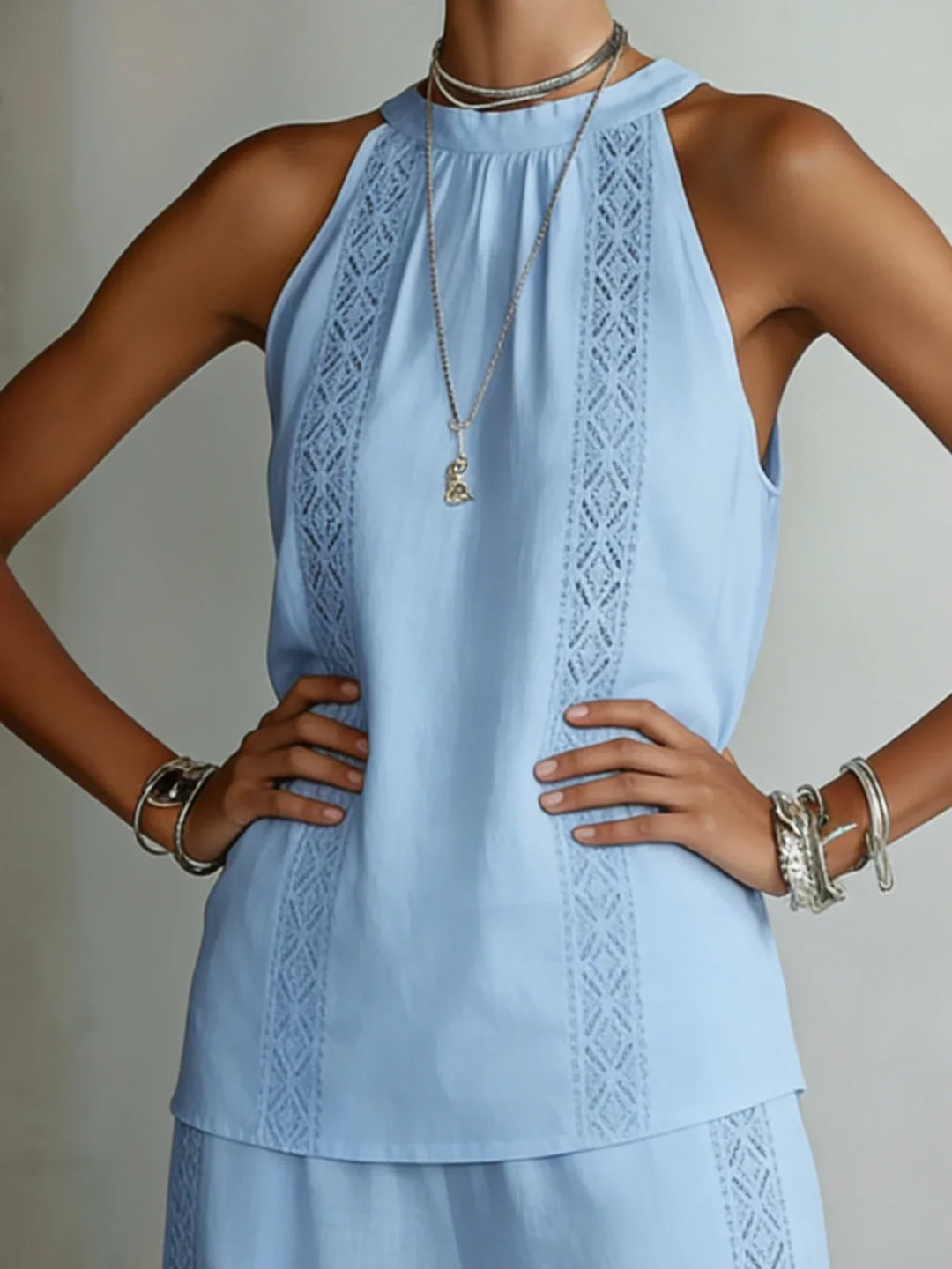 Elena | Halter Two-Piece Set