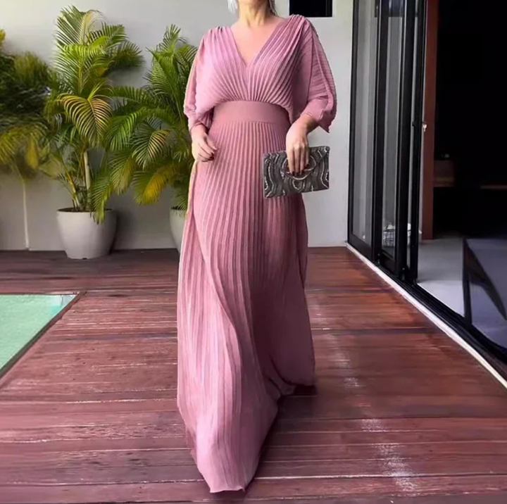 Celeste | Pleated Maxi Dress