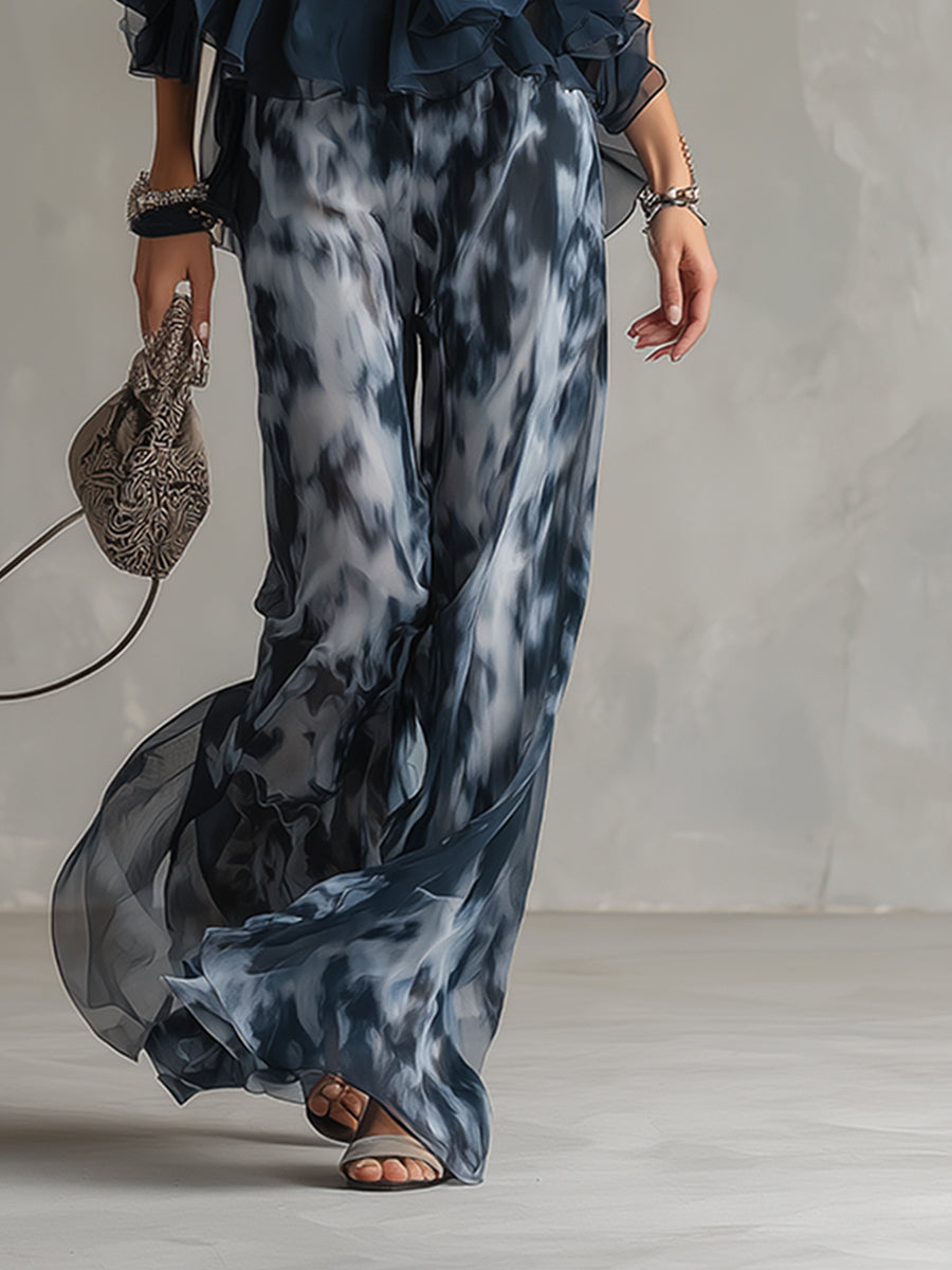 Seraphina | Chiffon Set Trousers