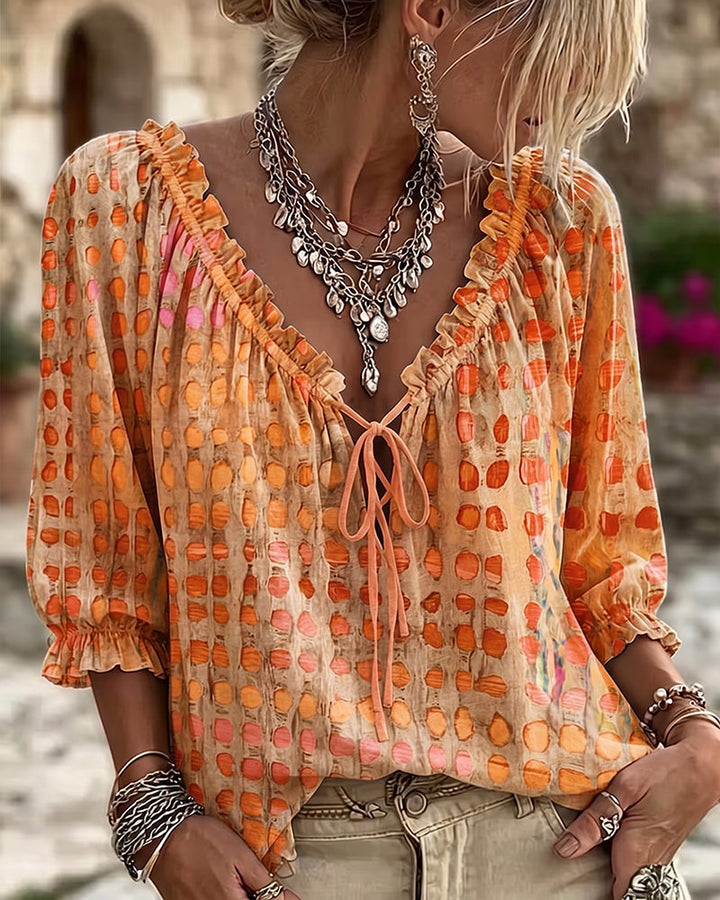 Cecilia | Polka Dot Blouse