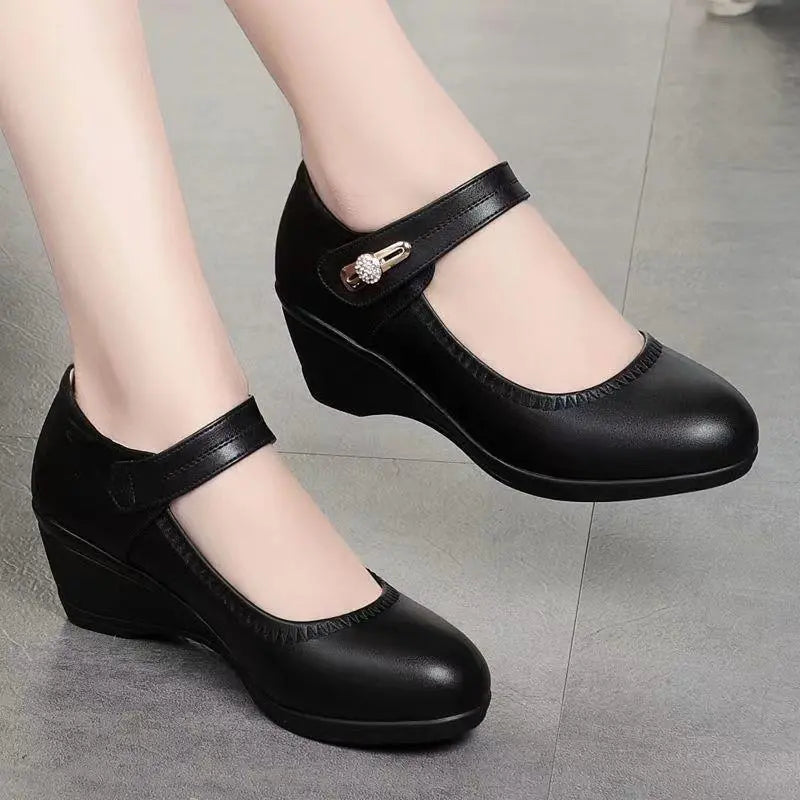 Clara | Comfort Mid-Heel Shoes