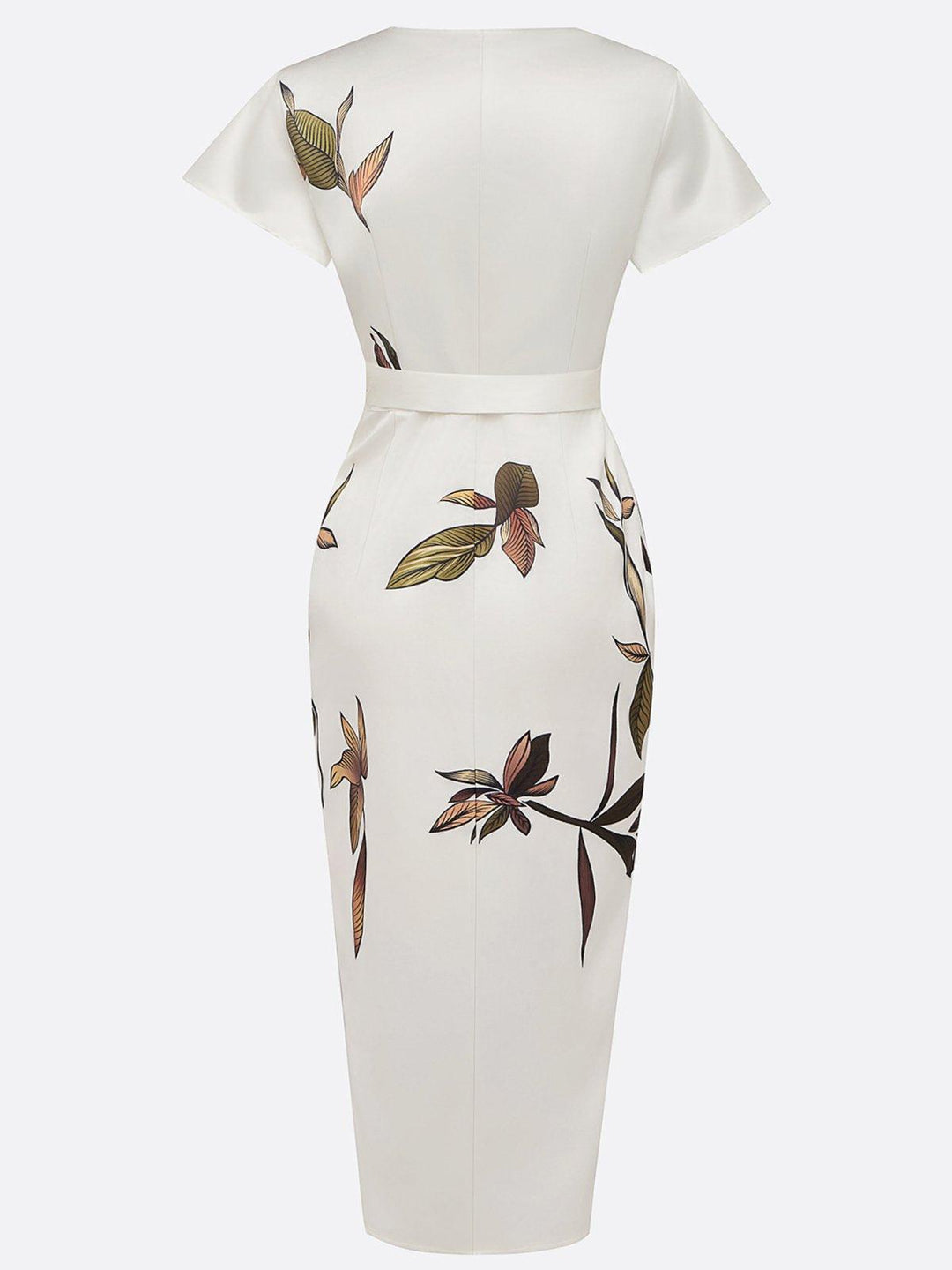 Evelyn | Satin Midi Dress