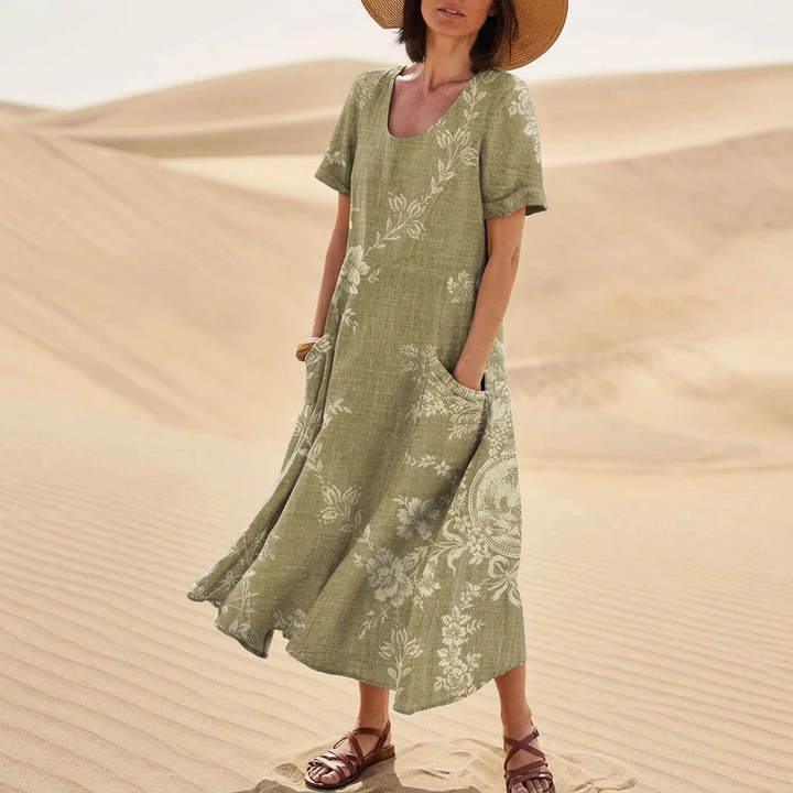 Selene | Linen Pocket Dress