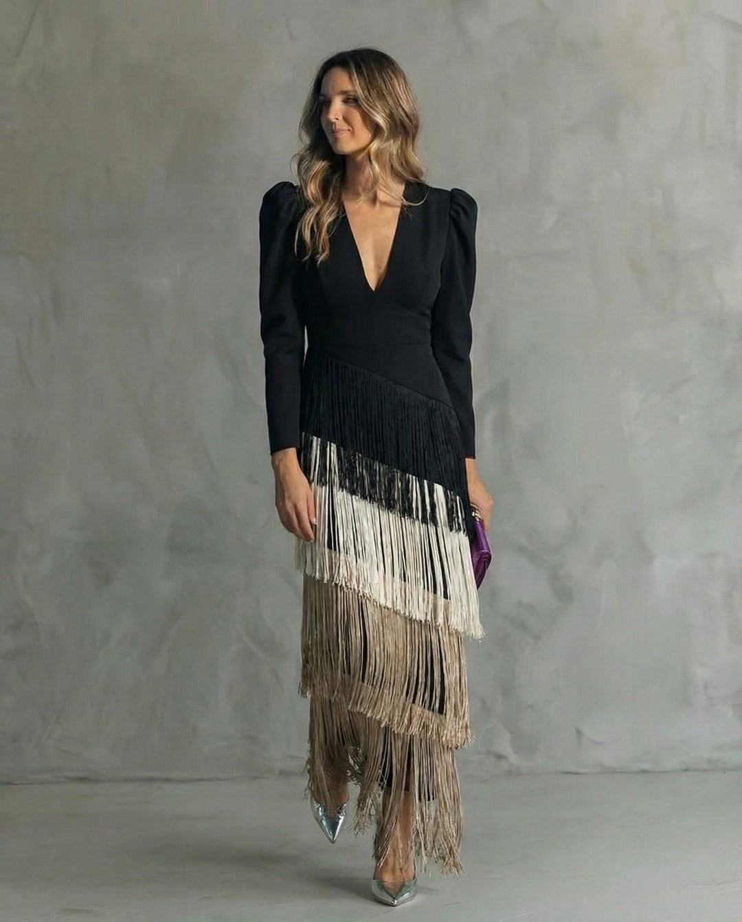 Amara | Elegant Fringe Dress