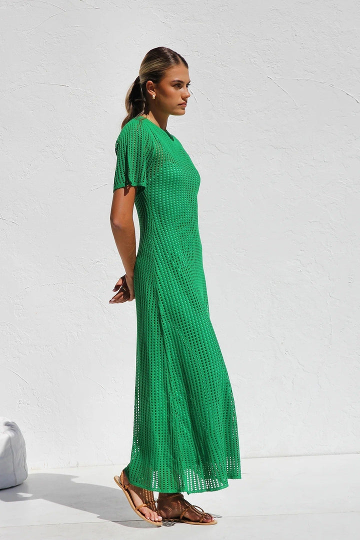 Clara | Crochet Maxi Dress