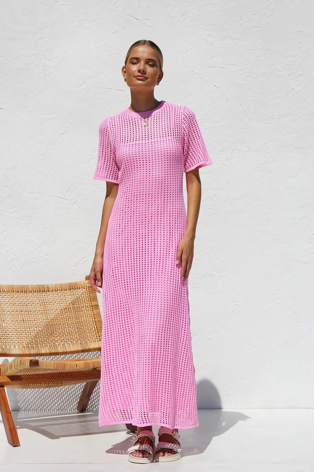 Clara | Crochet Maxi Dress