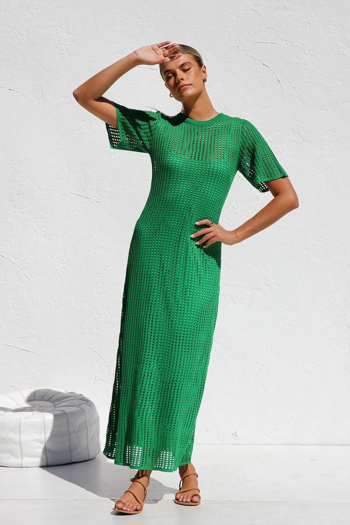 Clara | Crochet Maxi Dress
