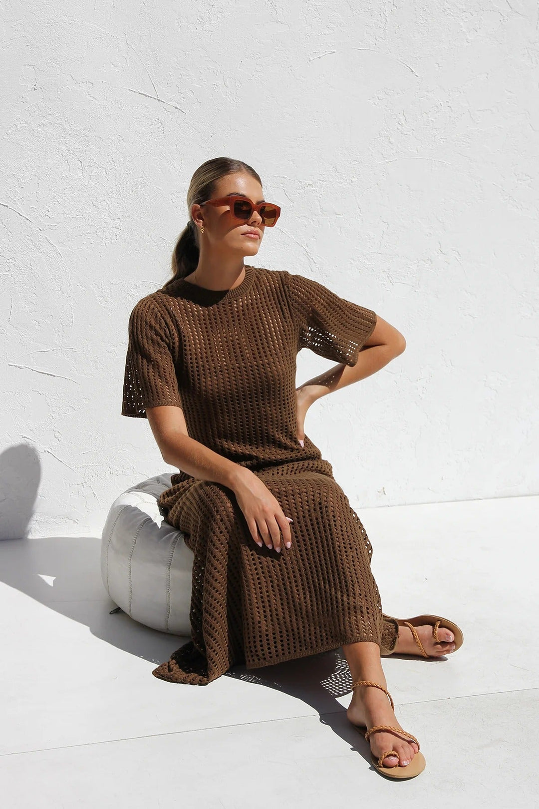 Clara | Crochet Maxi Dress