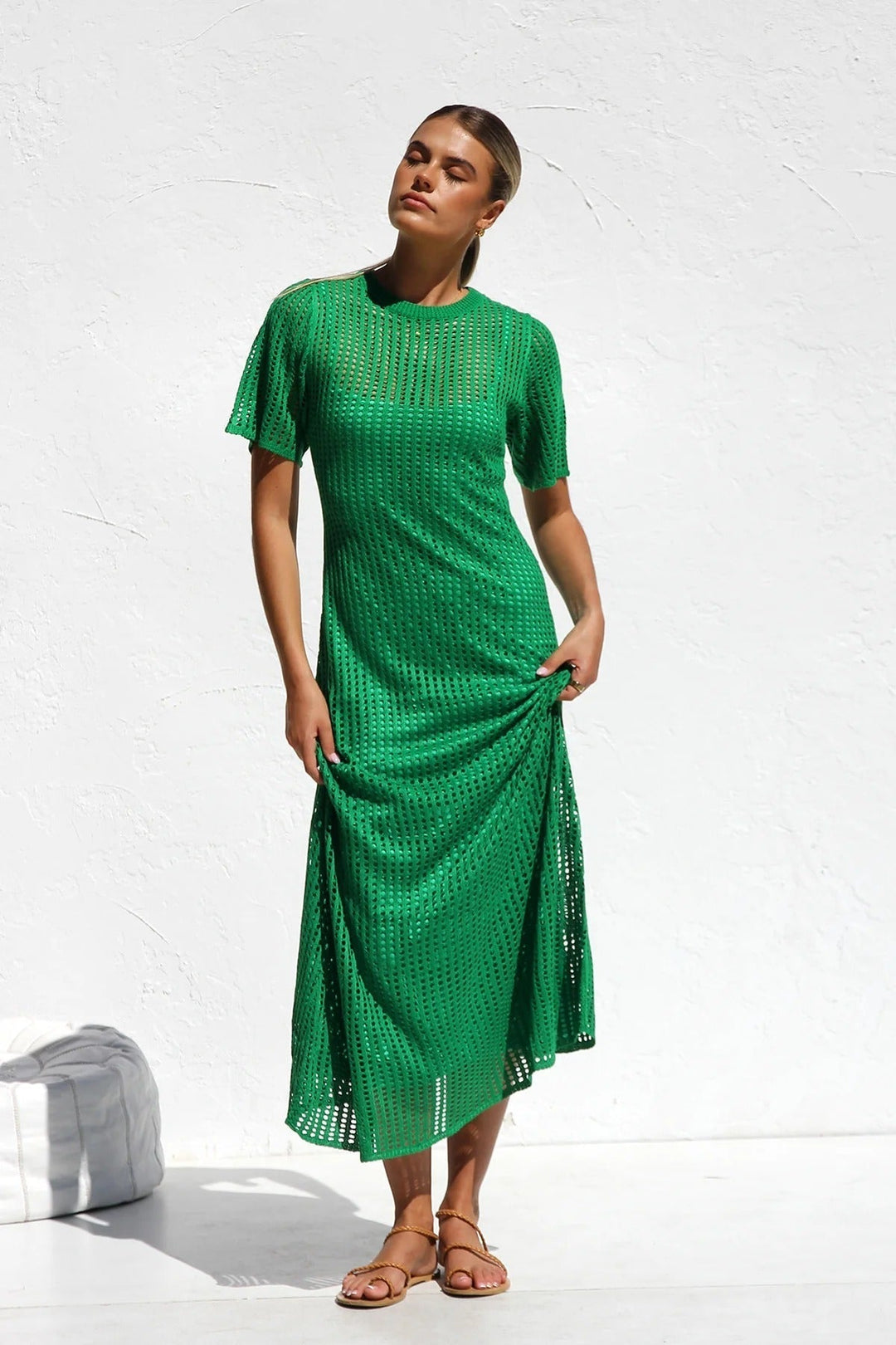 Clara | Crochet Maxi Dress