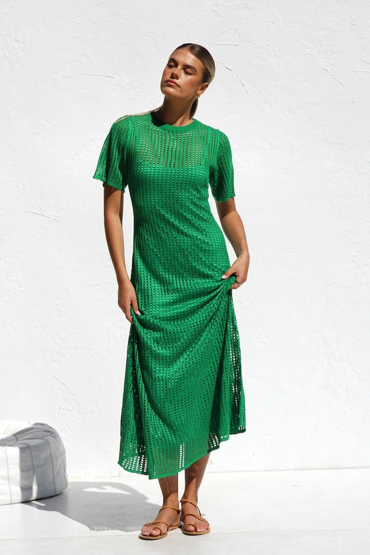Clara | Crochet Maxi Dress