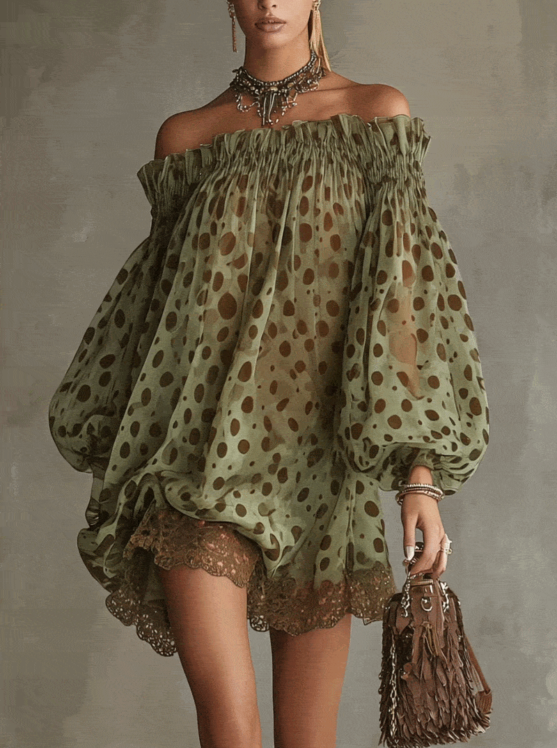 Mireille | Polka Dot Dress