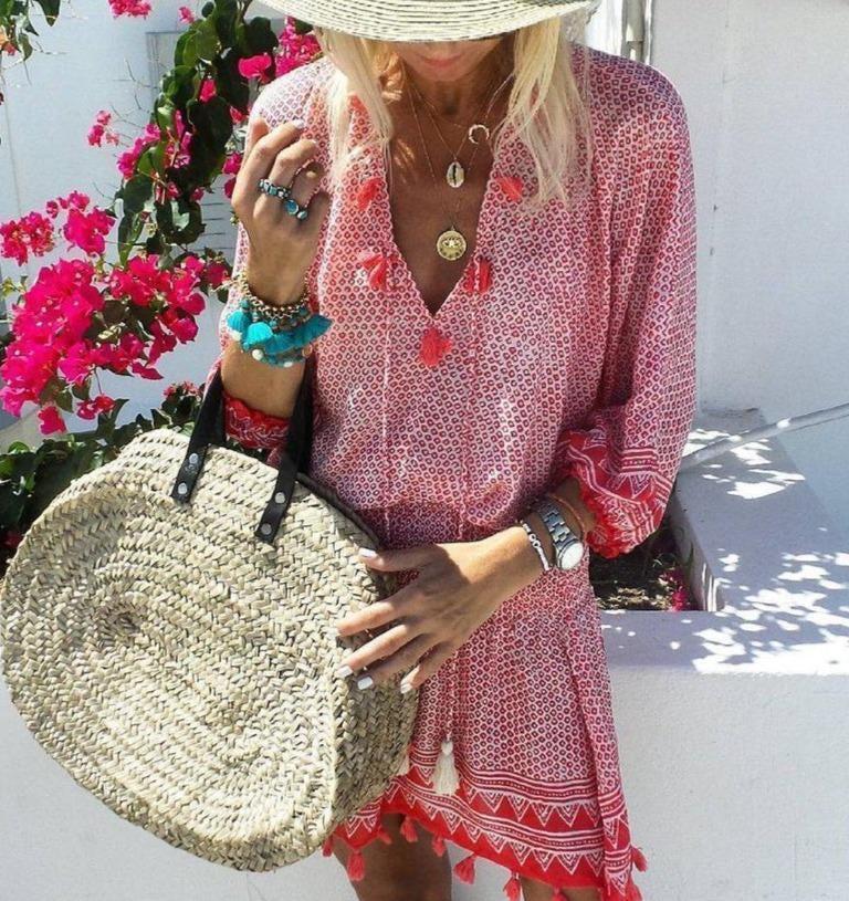 Clara | V-Neck Mini Dress