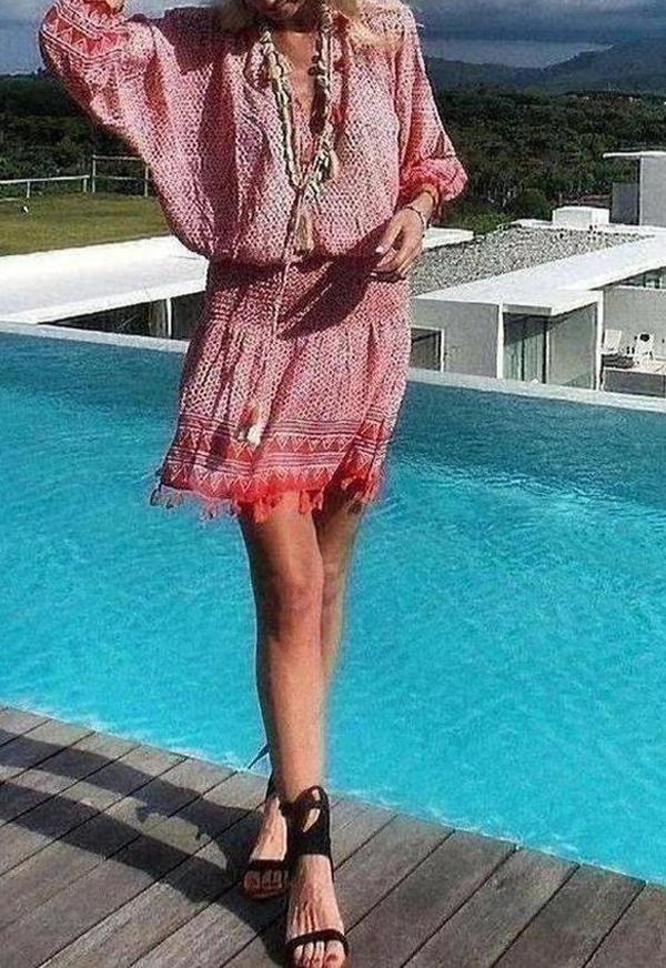 Clara | V-Neck Mini Dress