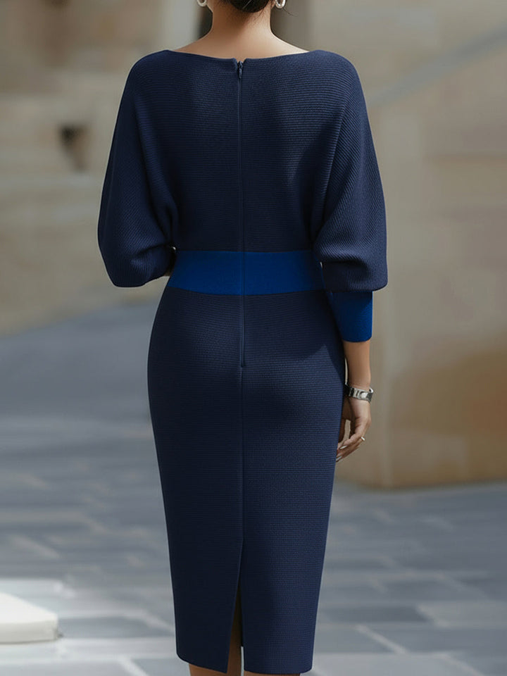 Luna | Draped Midi Dress