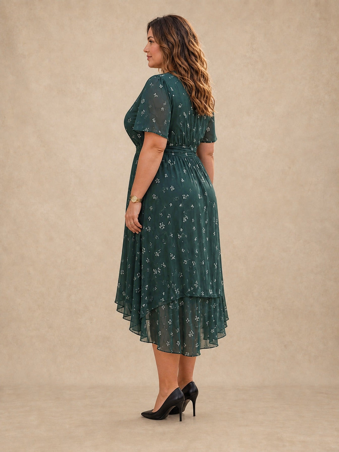 Koraline Floral Wrap Dress