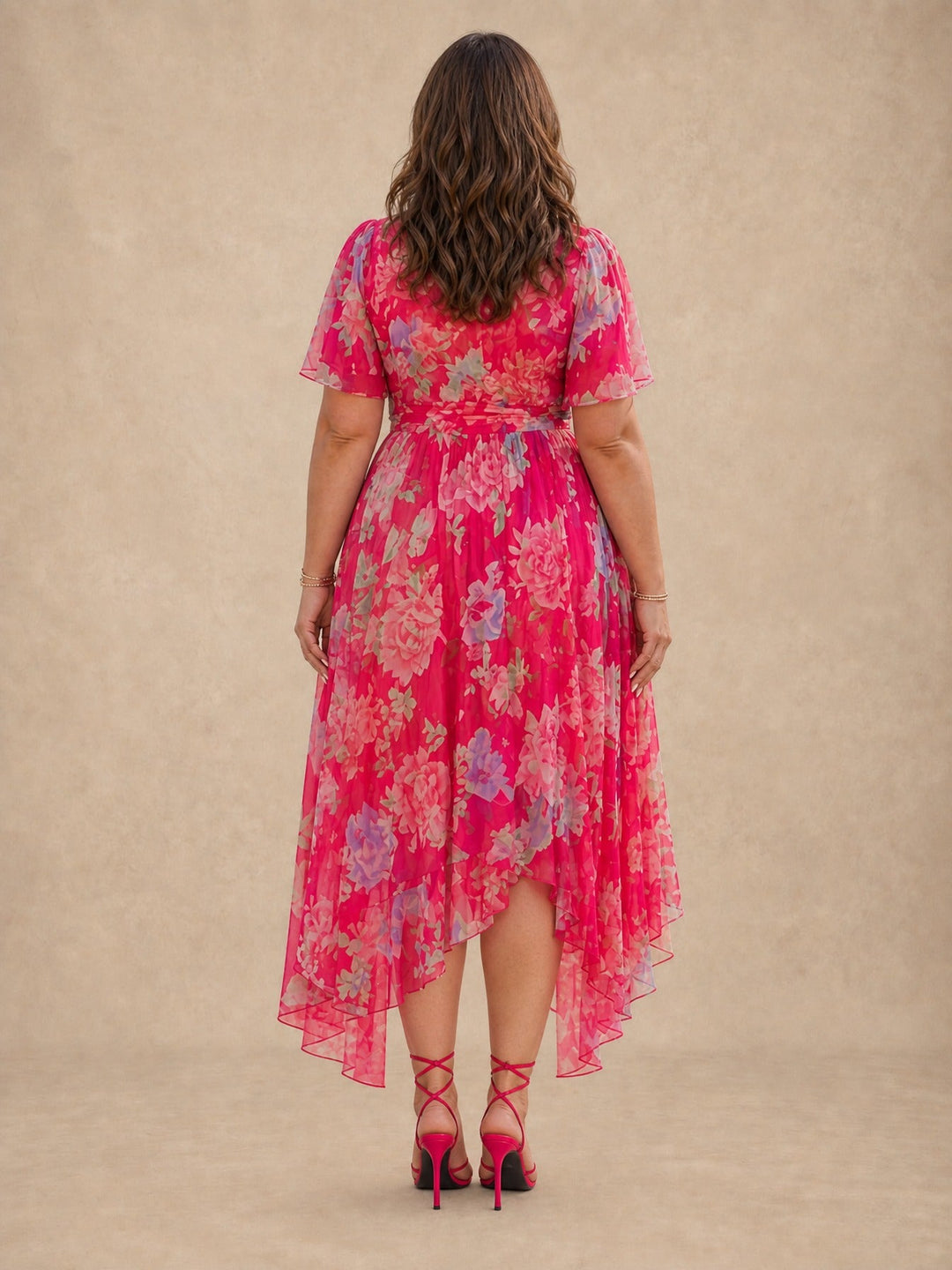 Jessenia Floral Wrap Dress