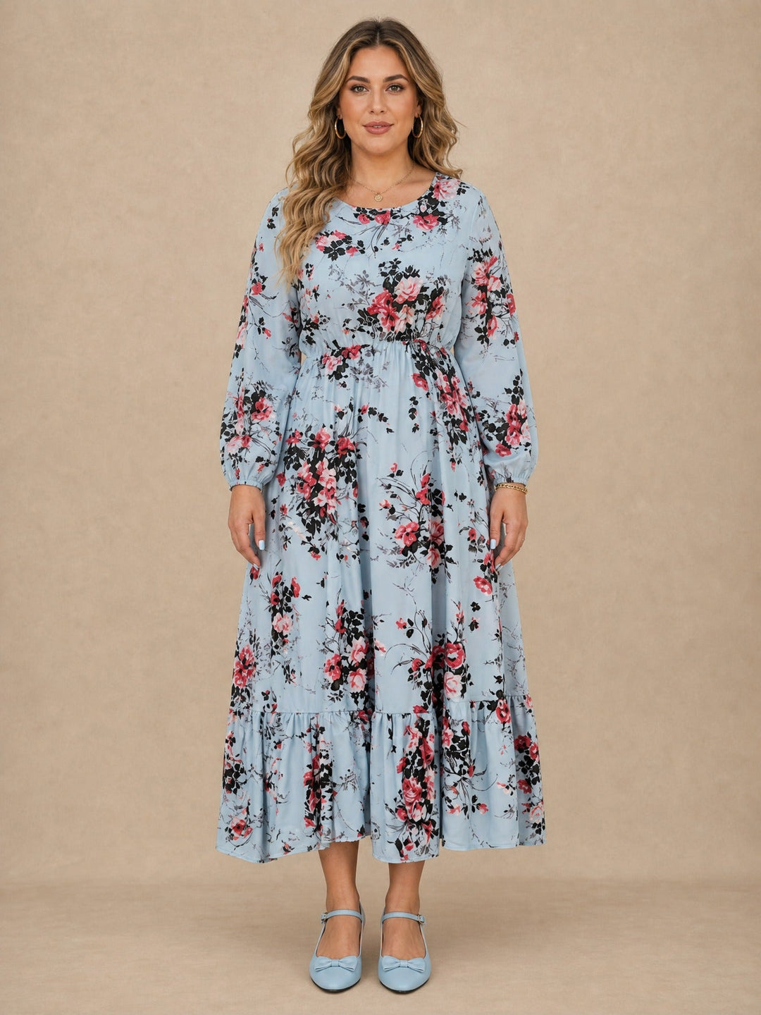 Aminta Floral Maxi Dress