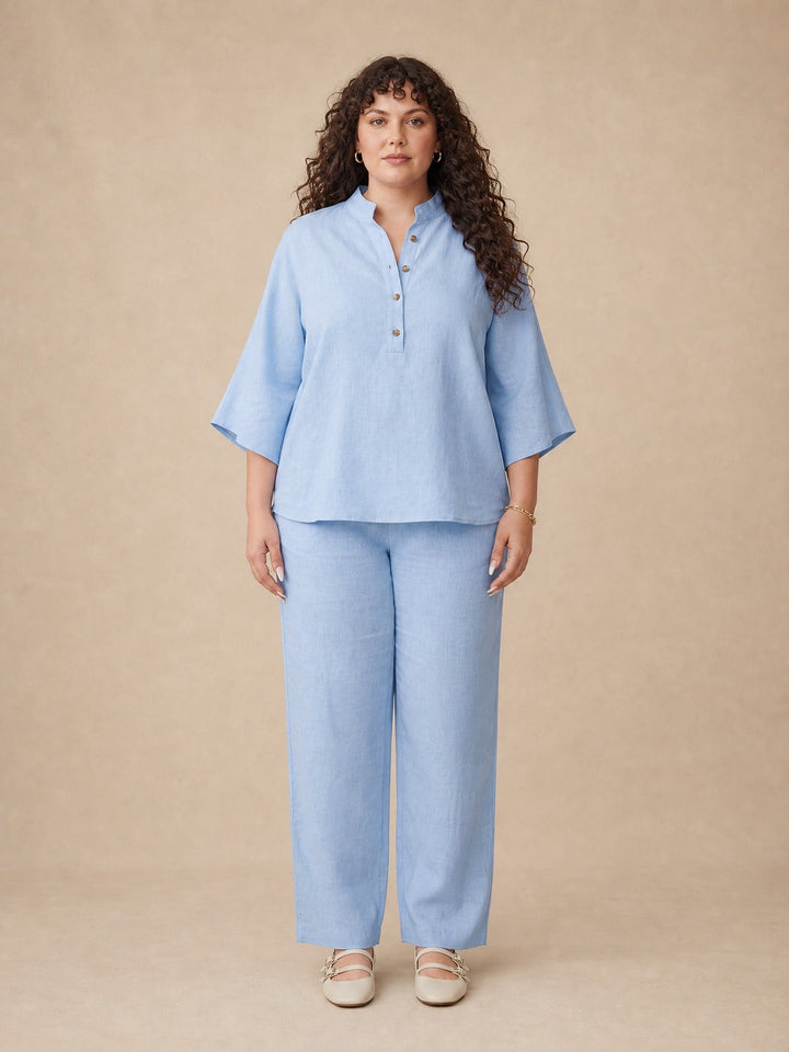 Mariel Batwing Linen Set