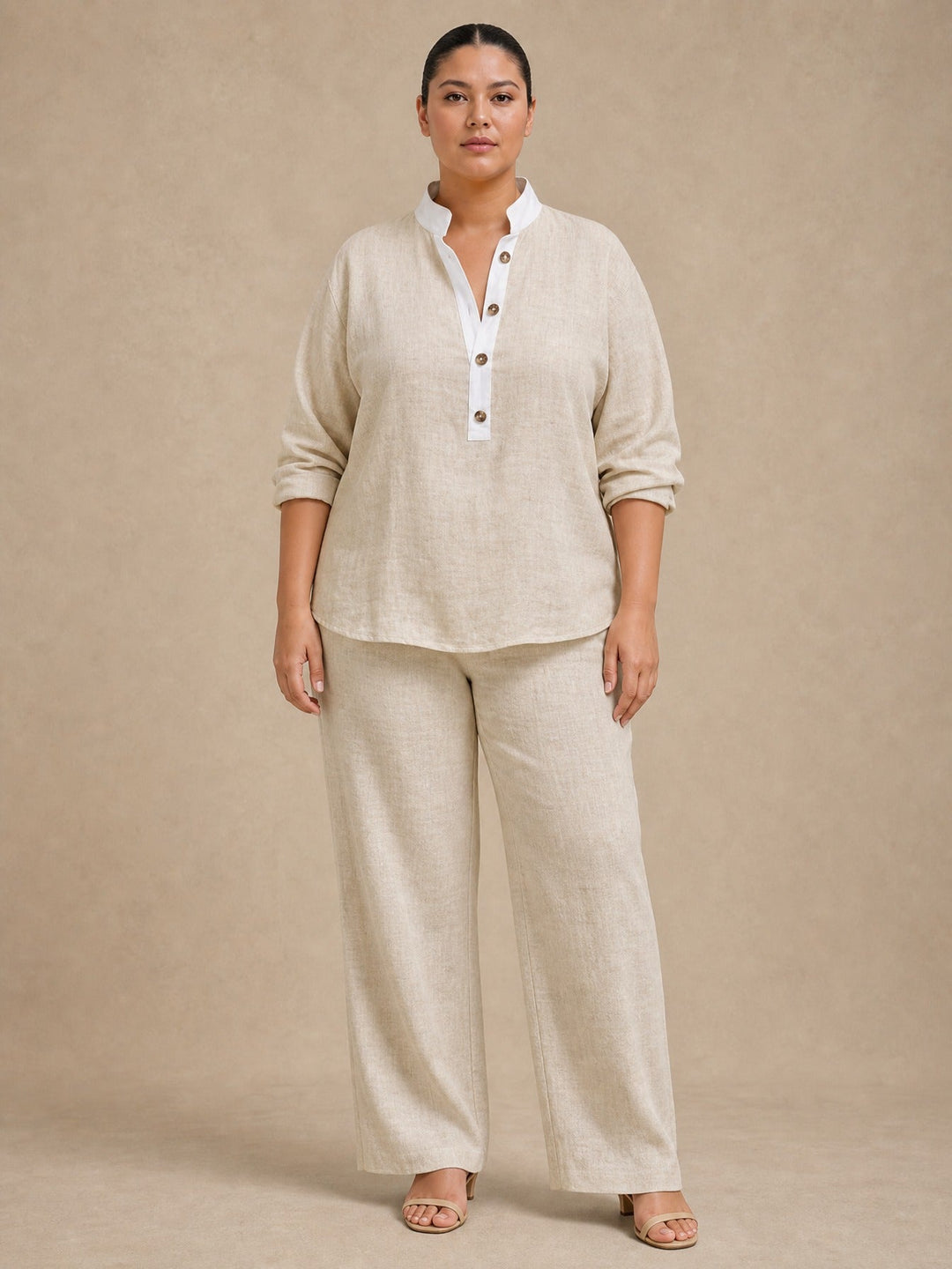 Mariel Batwing Linen Set
