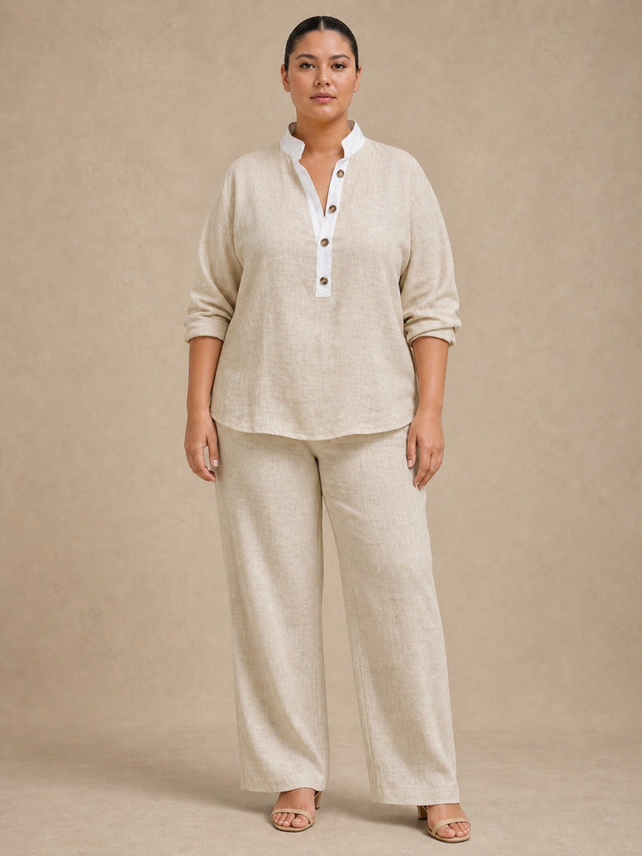 Mariel Batwing Linen Set