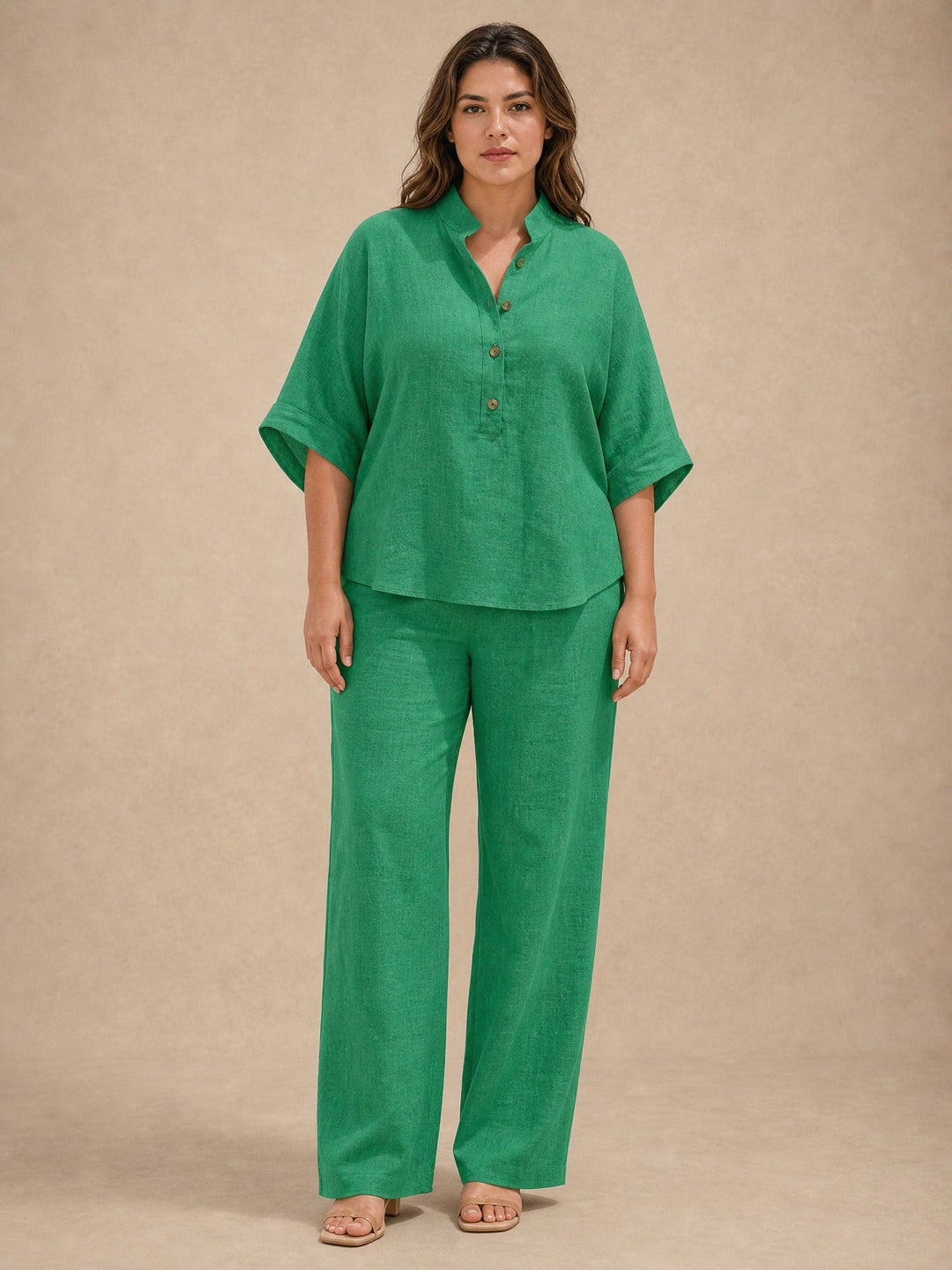 Mariel Batwing Linen Set