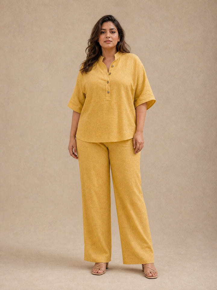 Mariel Batwing Linen Set