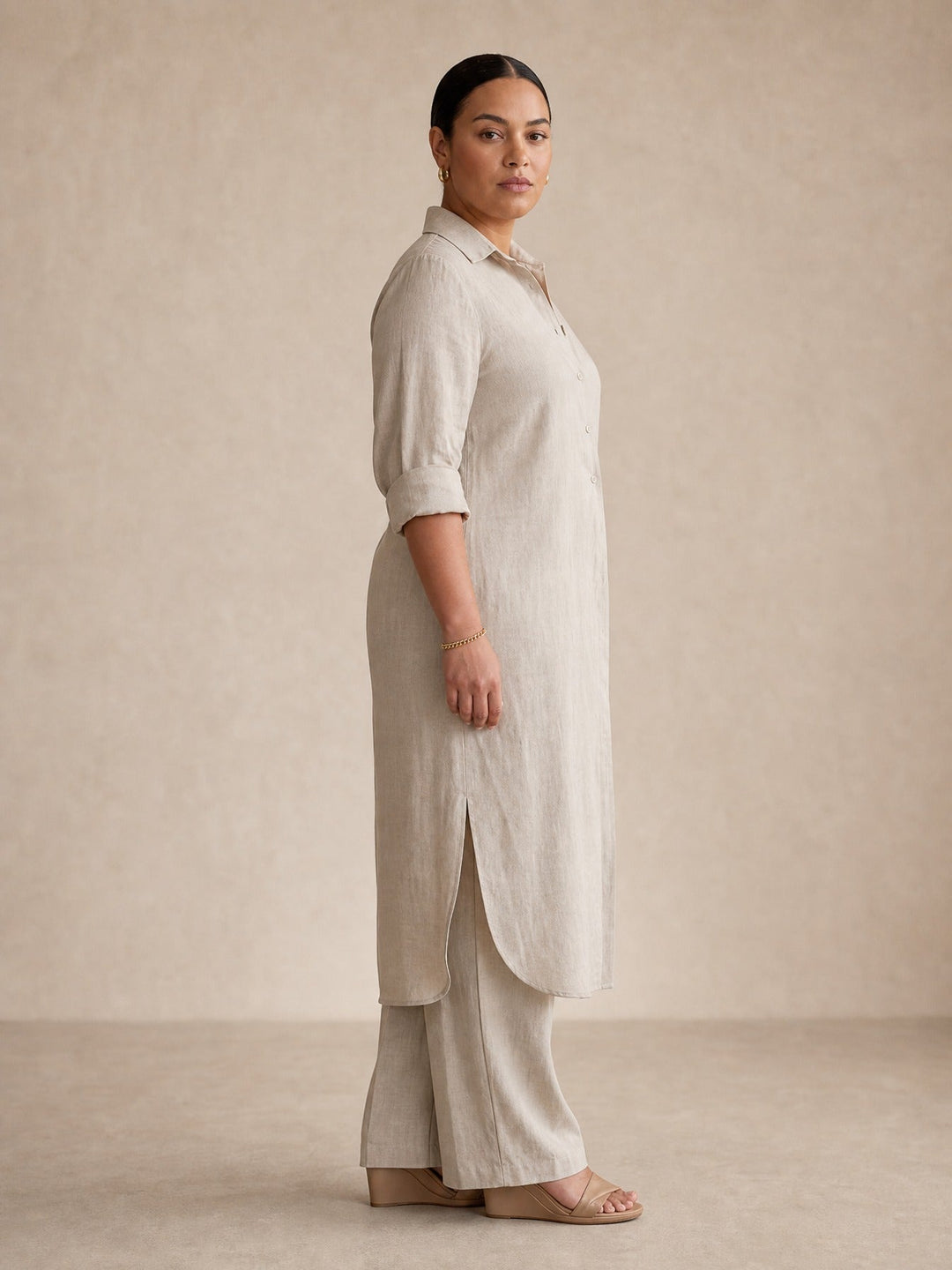 Vienna Linen Two-Piece Set