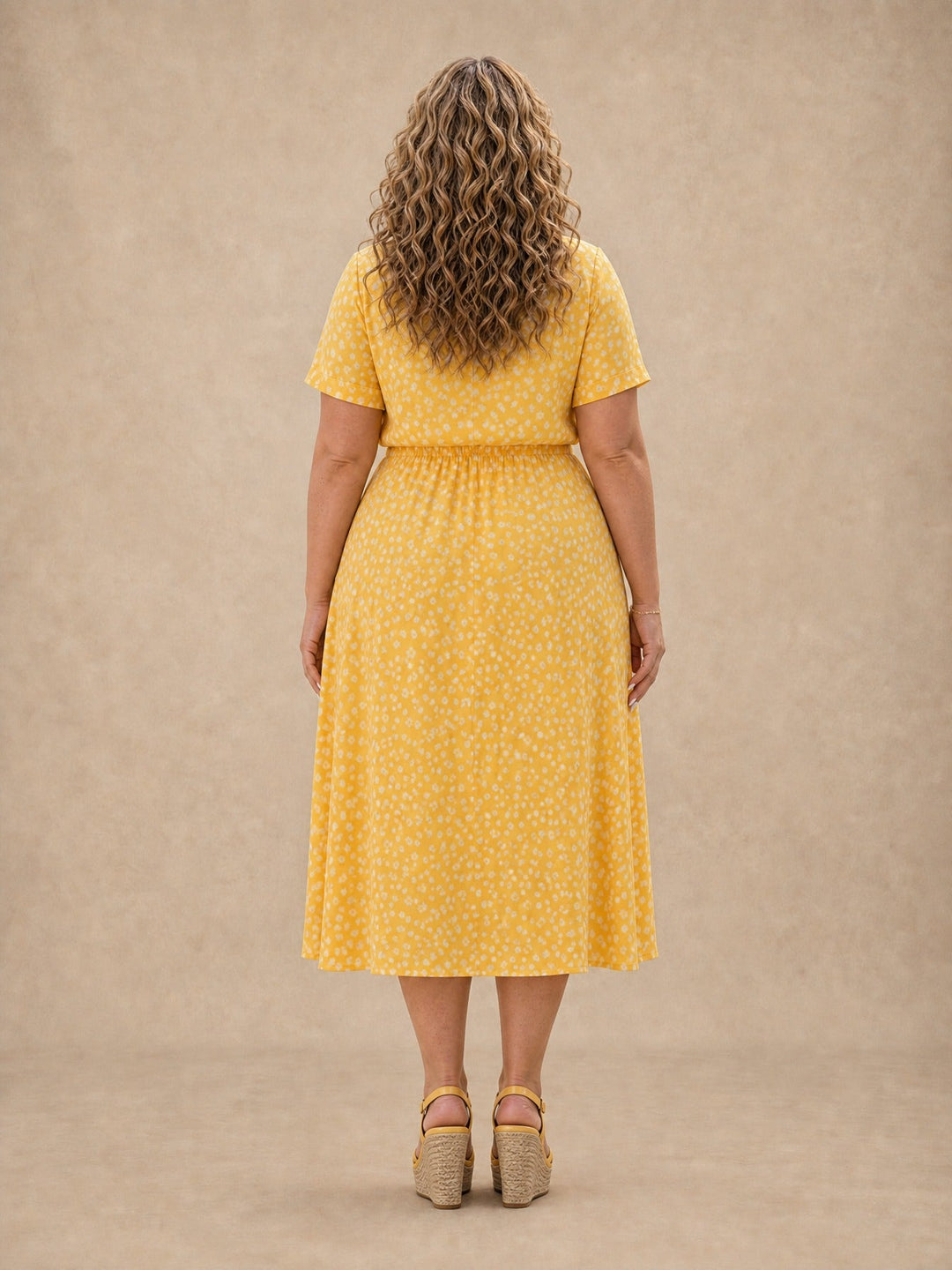 Coralie Printed Midi Dress