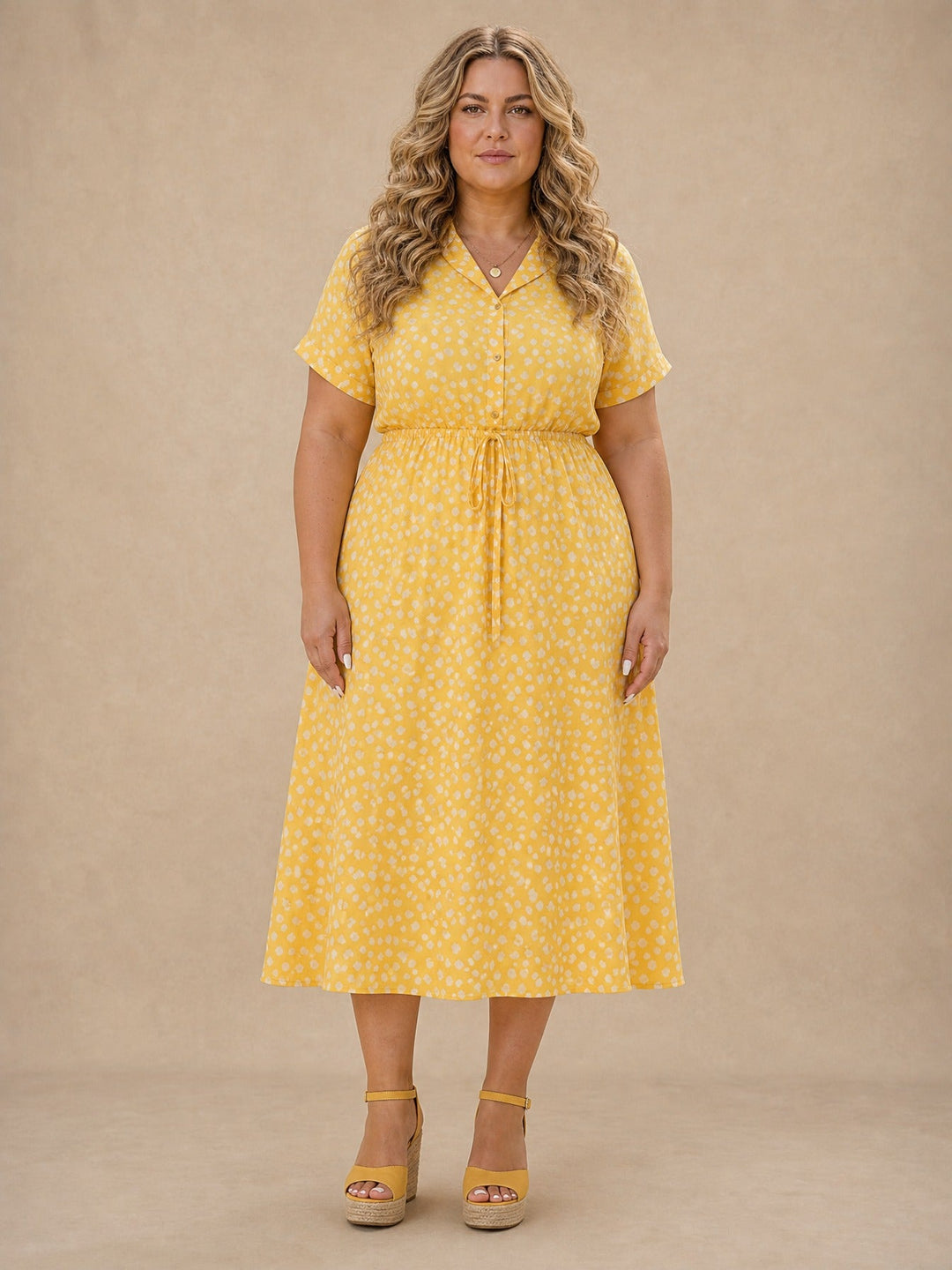 Coralie Printed Midi Dress