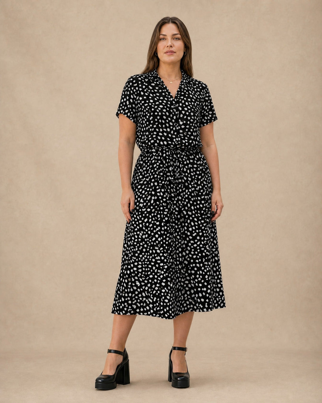 Cybele Printed Midi Dress