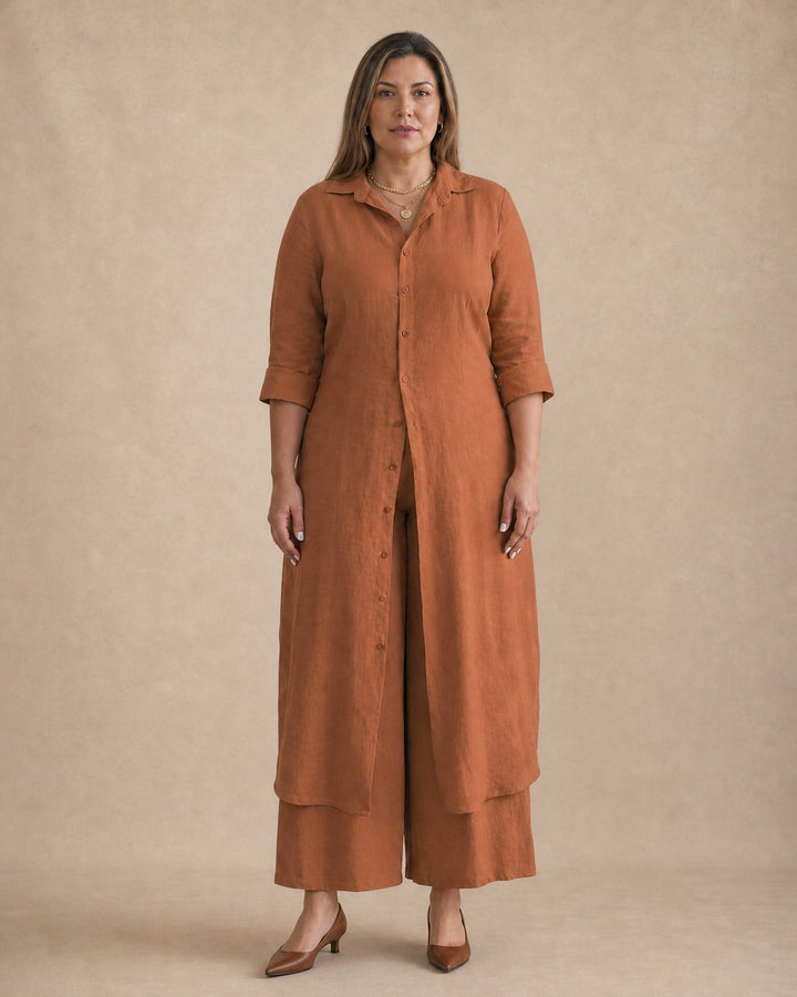Vienna Linen Two-Piece Set