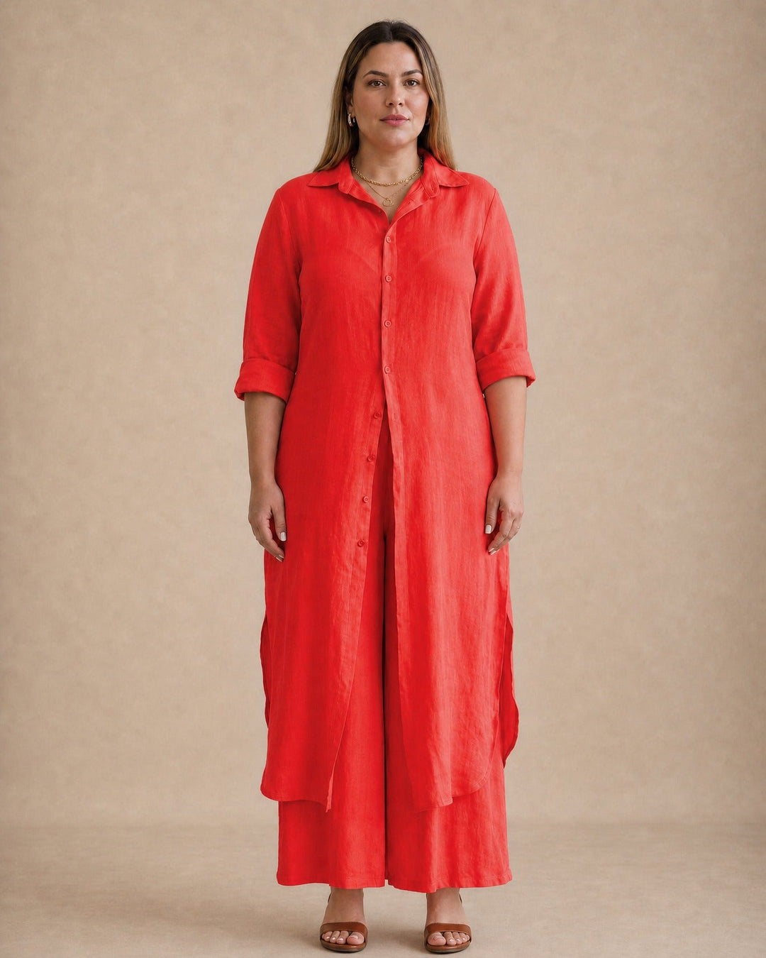 Vienna Linen Two-Piece Set