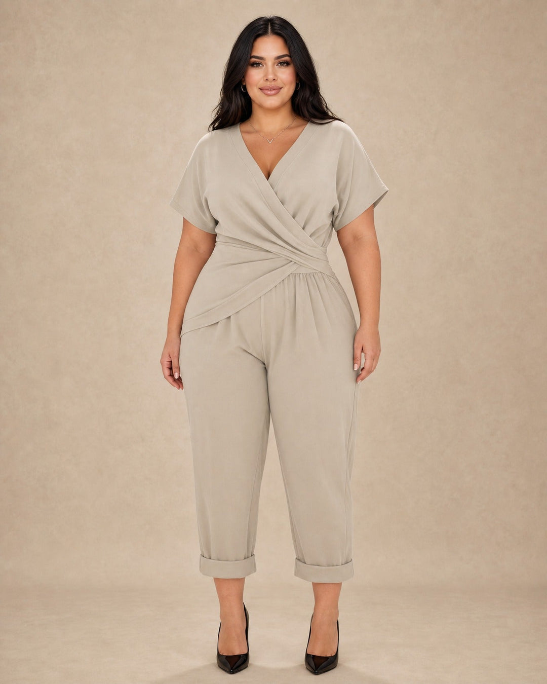 Jessicaa Linen Two-Piece Set