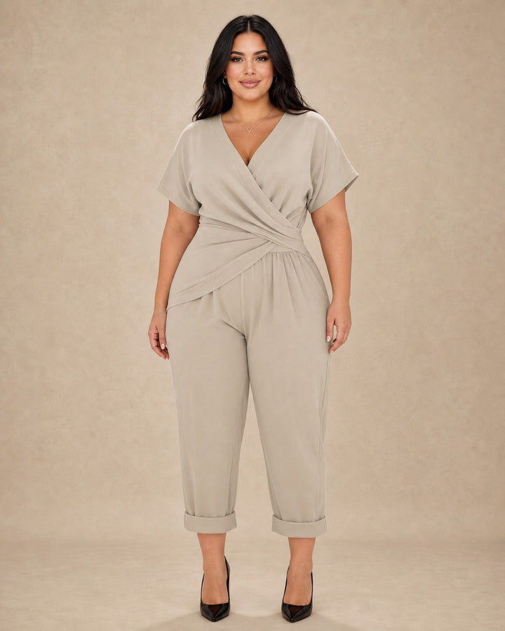 Jessicaa Linen Two-Piece Set