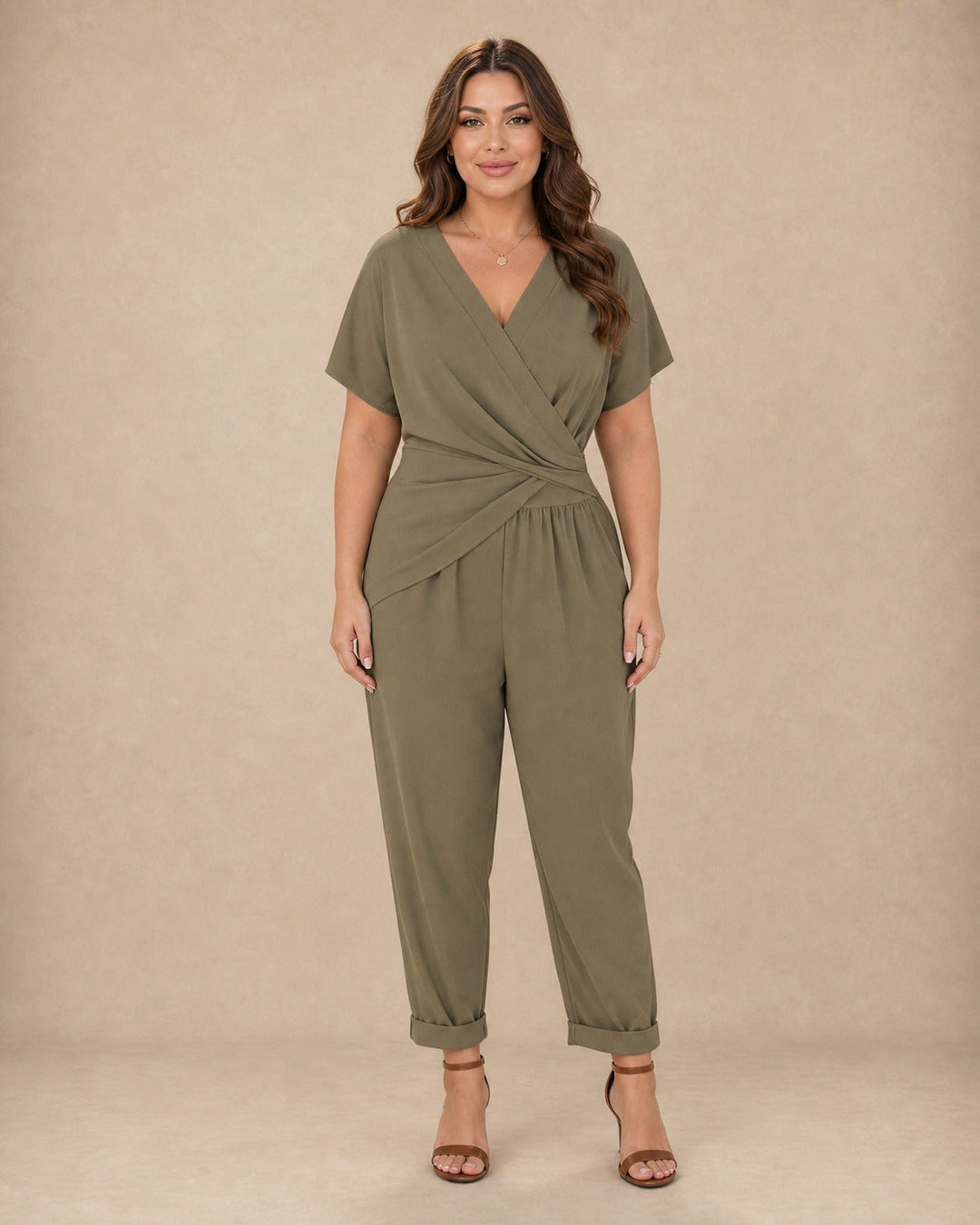 Jessicaa Linen Two-Piece Set