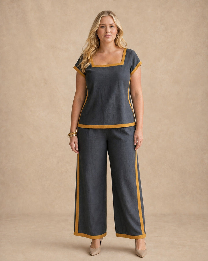 Jeff Linen Two-Piece Set